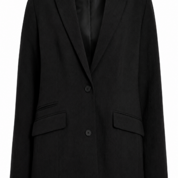 Classic Solid Coat with Tailored Silhouette