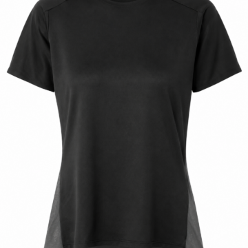 Navy Blue Solid Crew Neck Long Sleeve Top